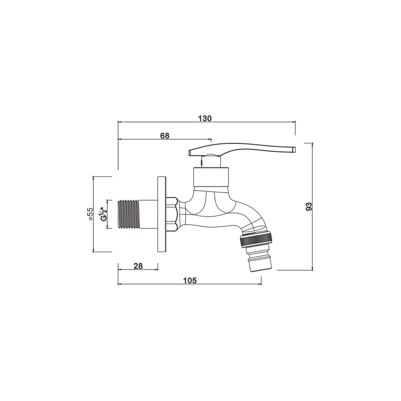 Ceramic cartridge tap