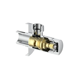 Ceramic cartridge anglevalve
