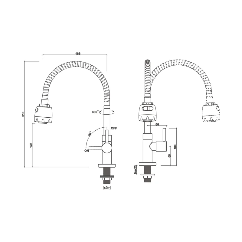 Ceramic cartridge tap