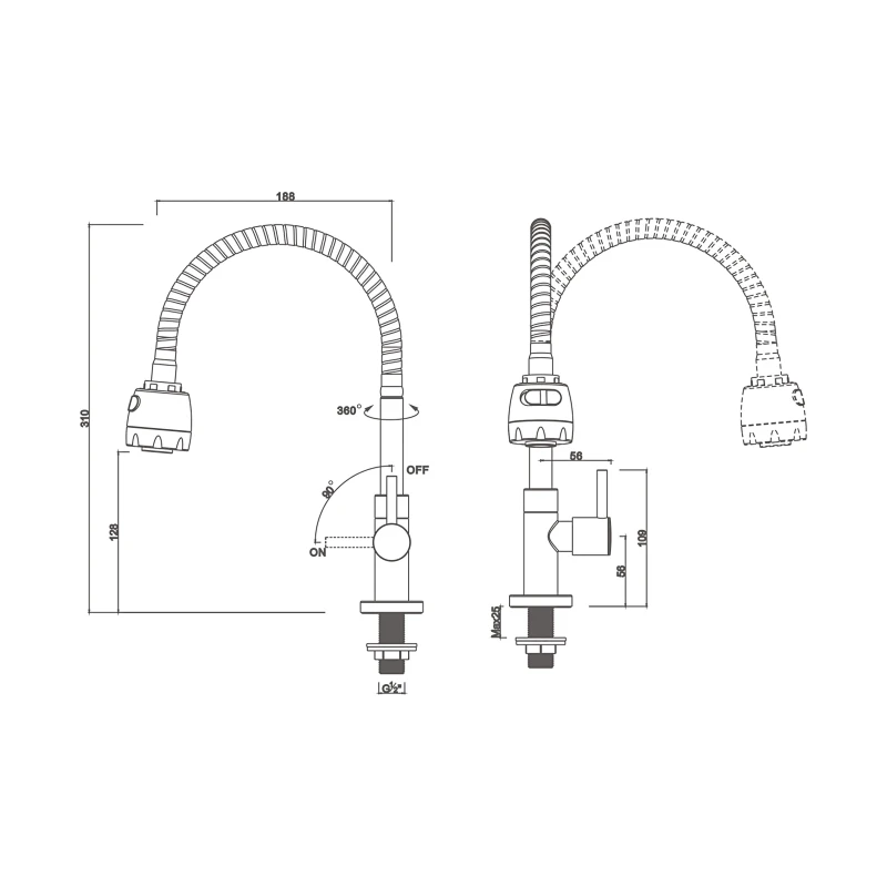 Ceramic cartridge tap