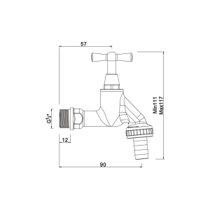 Compression tap