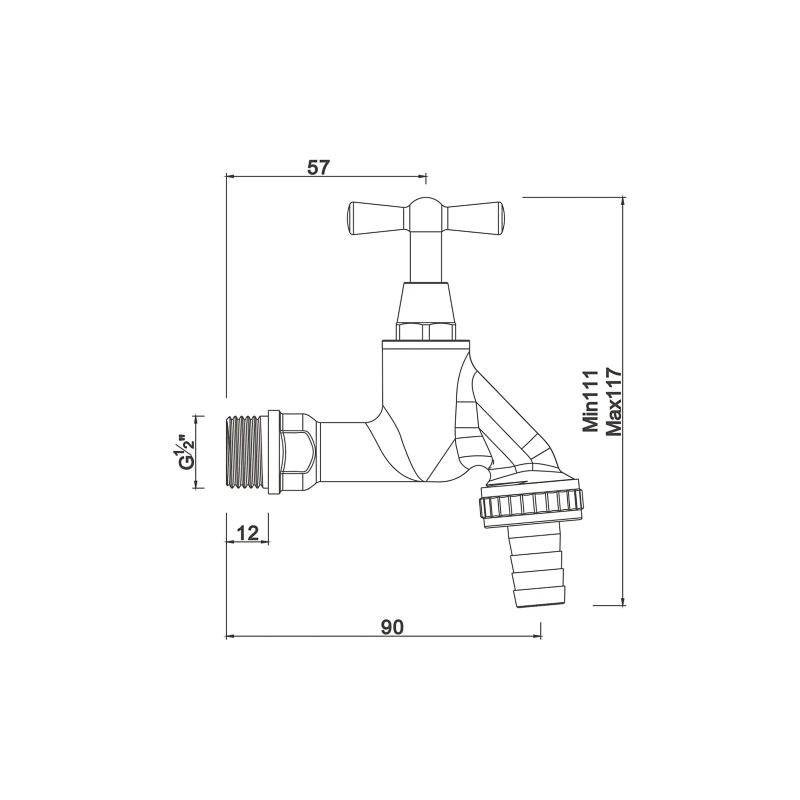 Compression tap