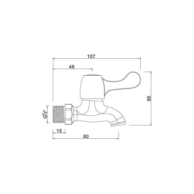 Ceramic cartridge tap