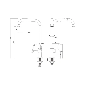 Ceramic cartridge tap