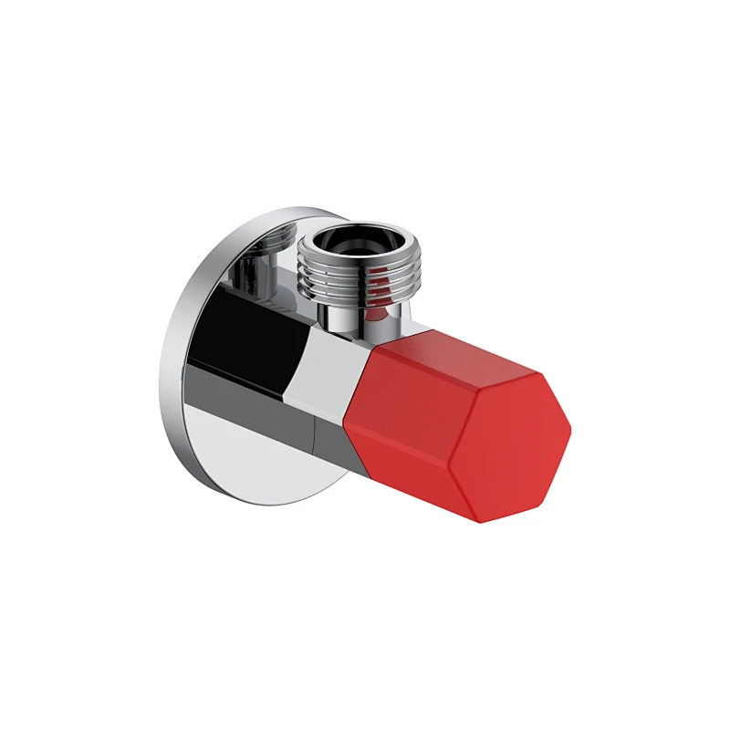 Ceramic cartridge anglevalve