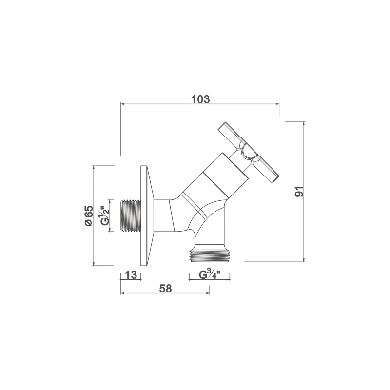 Ceramic cartridge movable tap