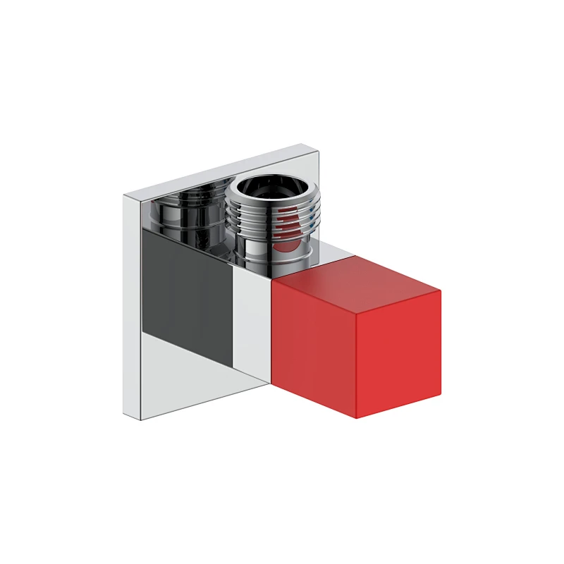 Ceramic cartridge anglevalve