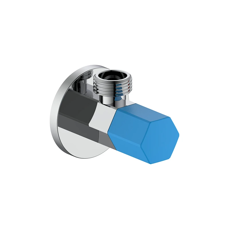 Ceramic cartridge anglevalve