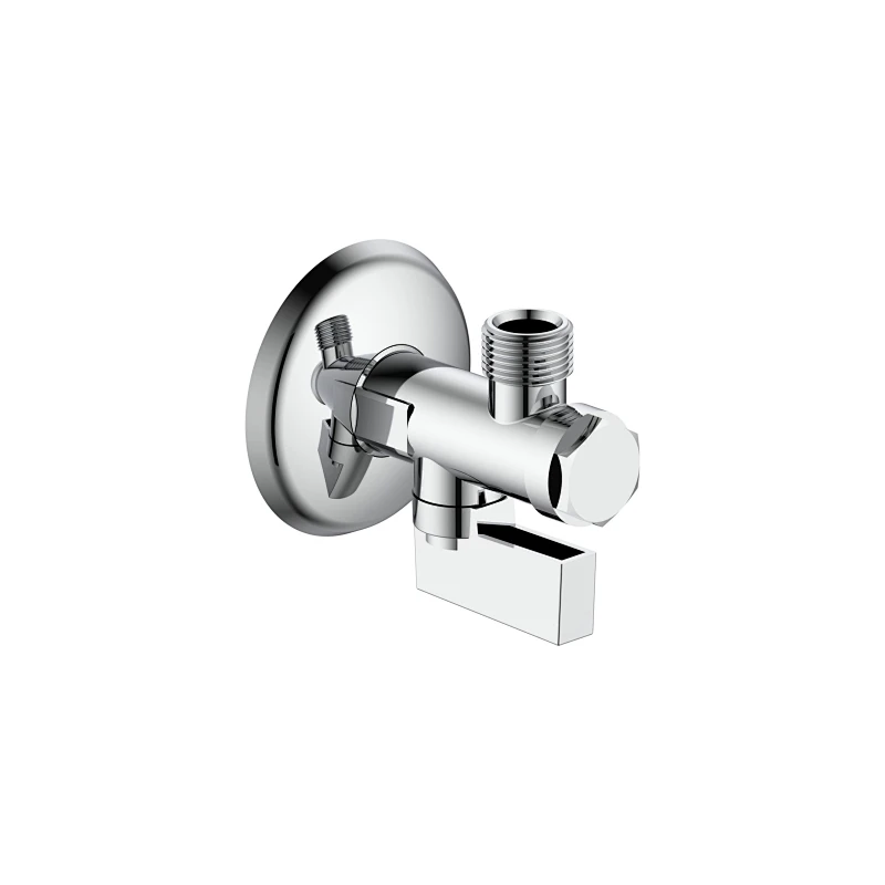 Ball angle valve with filter