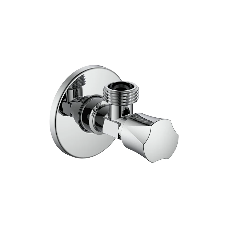 Compression angle valve