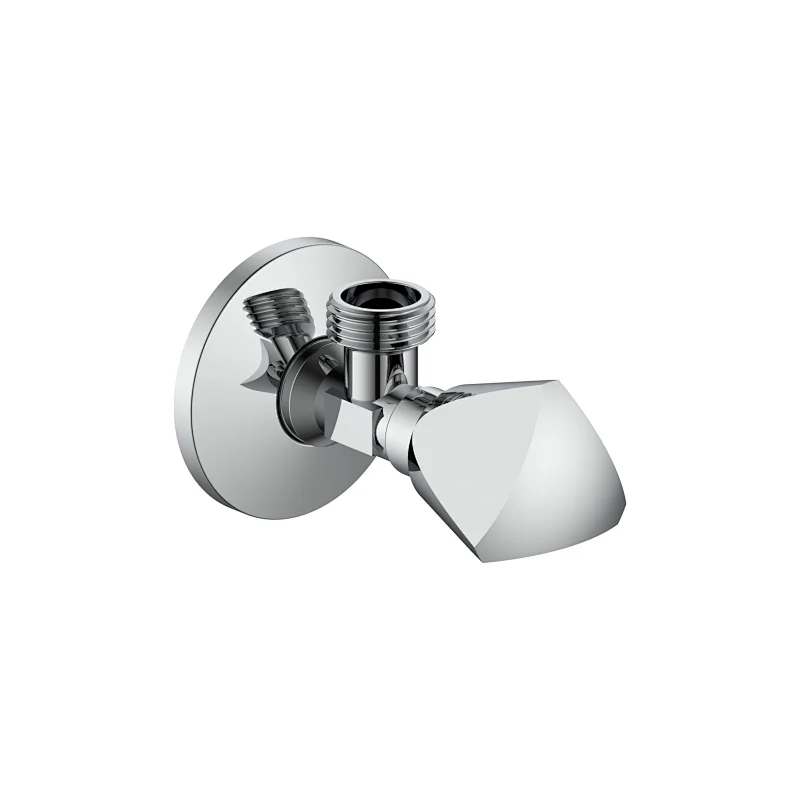 Compression angle valve