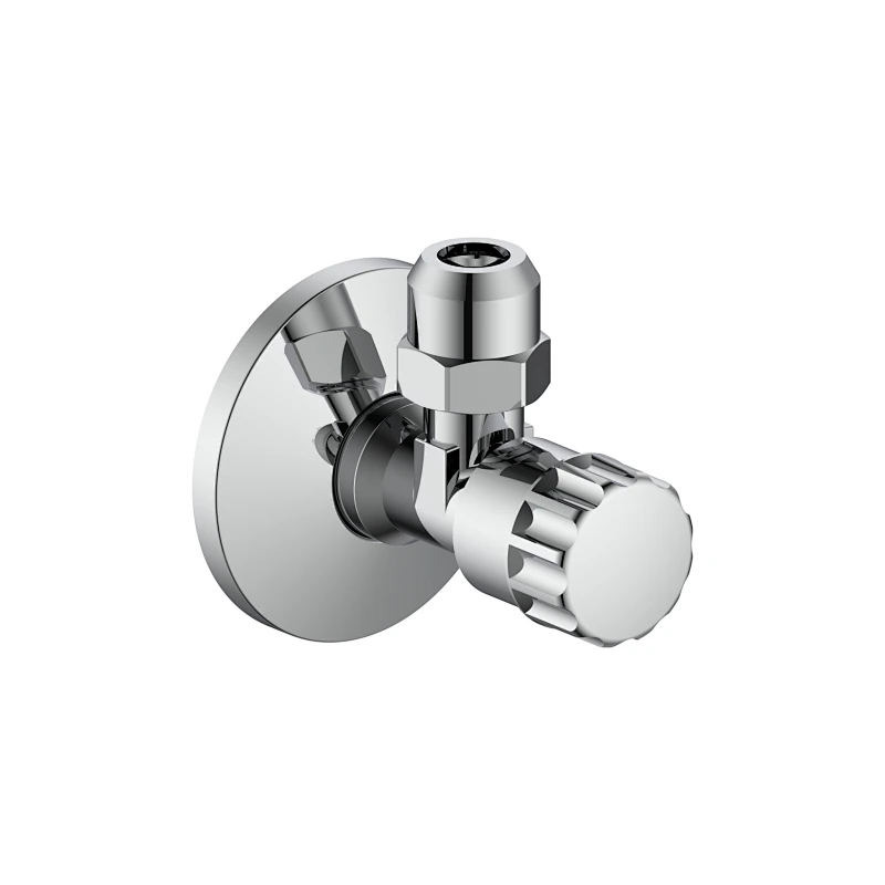 Compression angle valve
