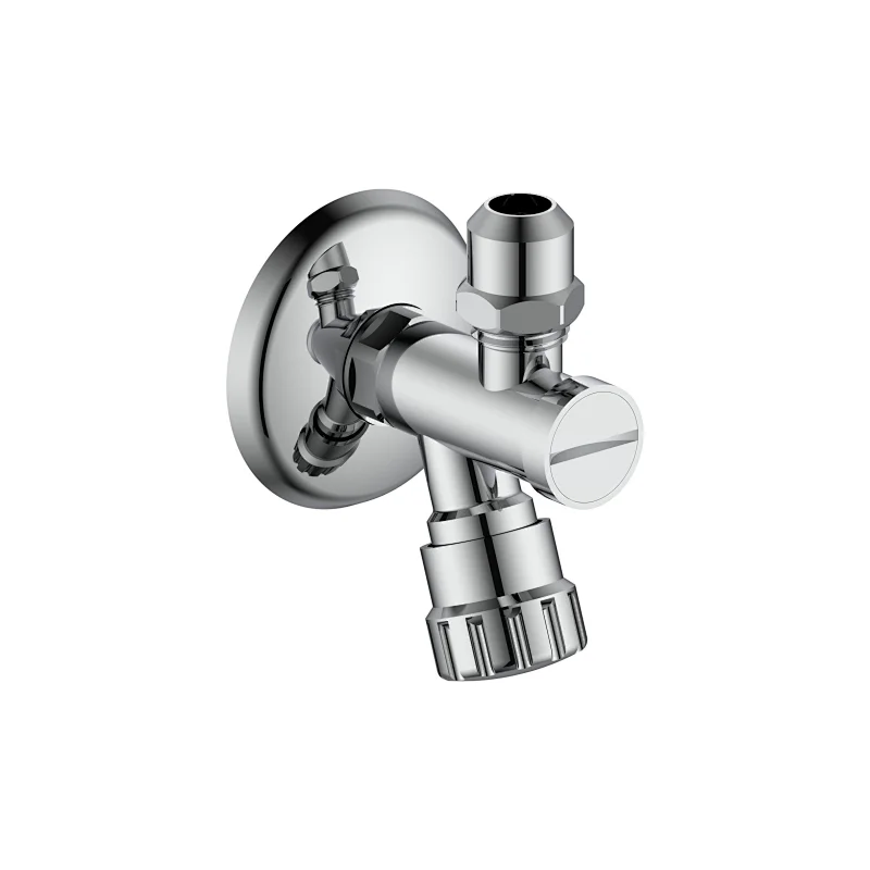 Ball angle valve with filter