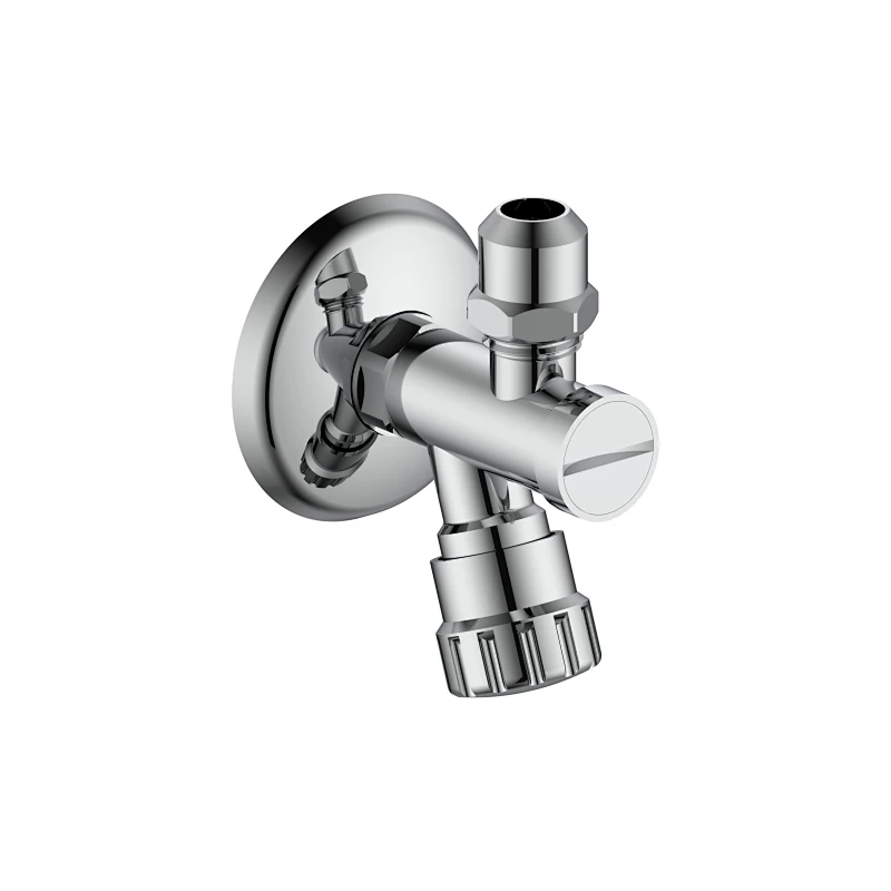 Ball angle valve with filter