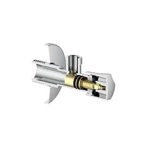 Compression angle valve