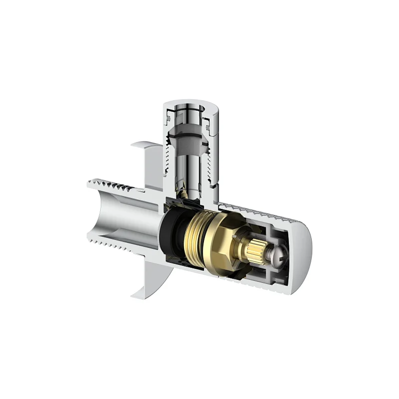 Compression angle valve