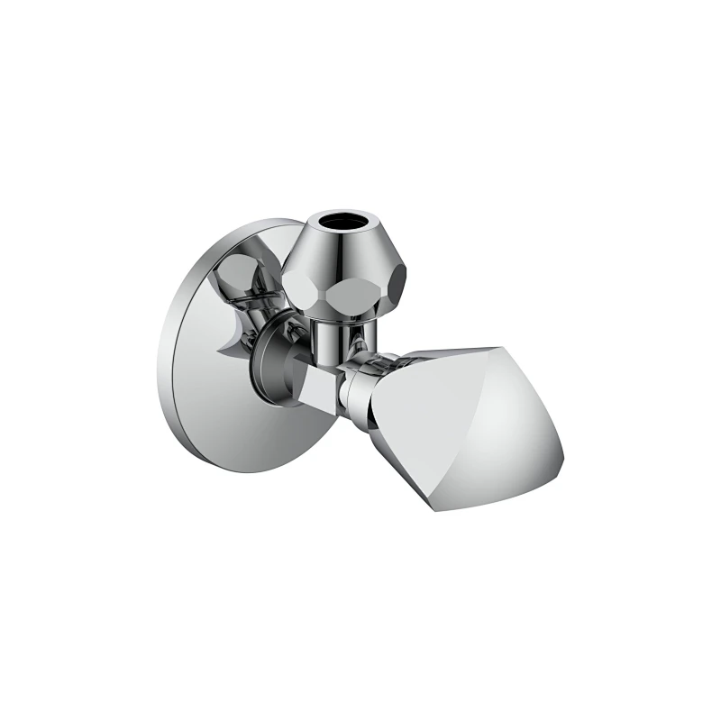 Compression angle valve