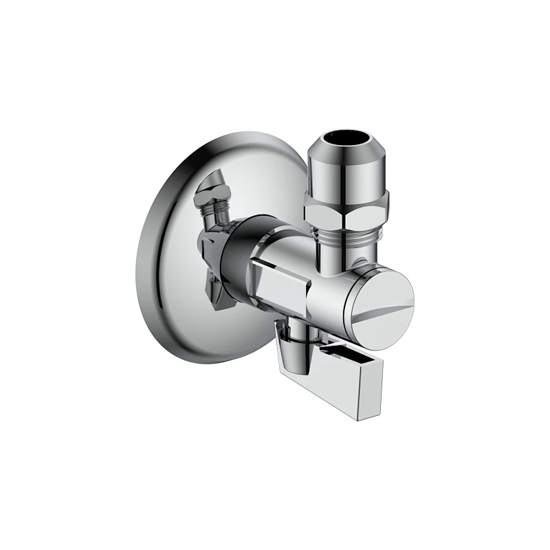Ball angle valve with filter