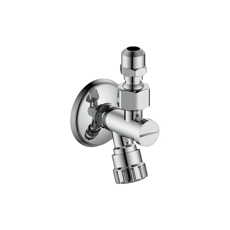 Ball angle valve with filter