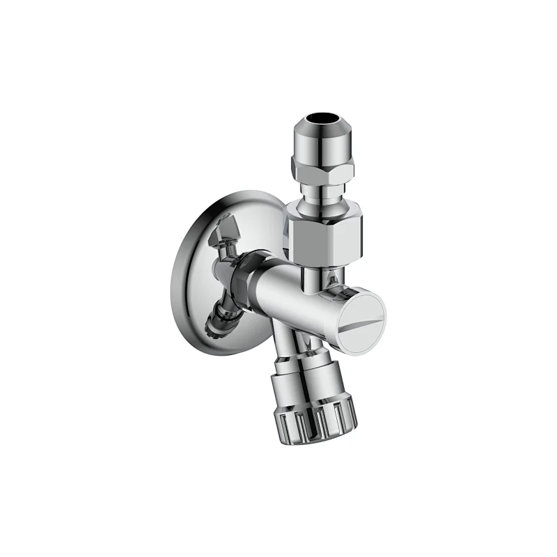 Ball angle valve with filter