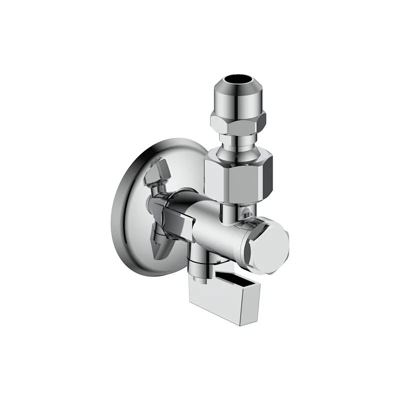 Ball angle valve with filter