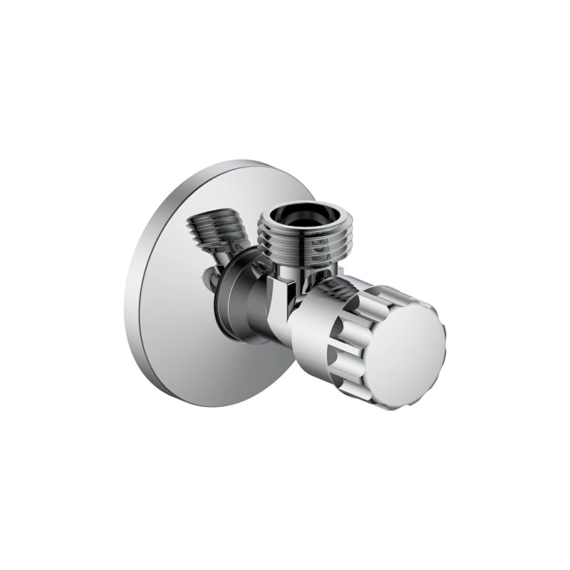 Compression angle valve