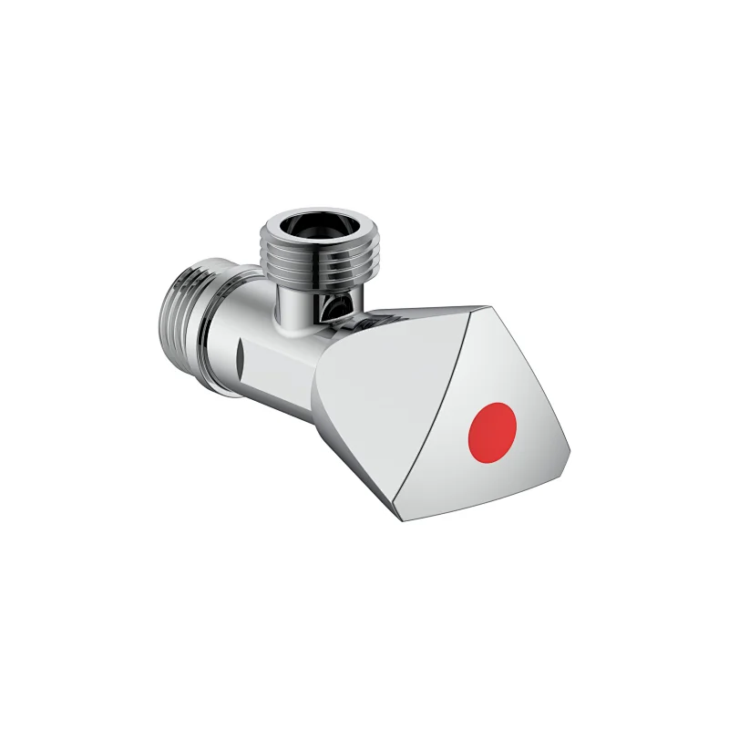 Compression angle valve