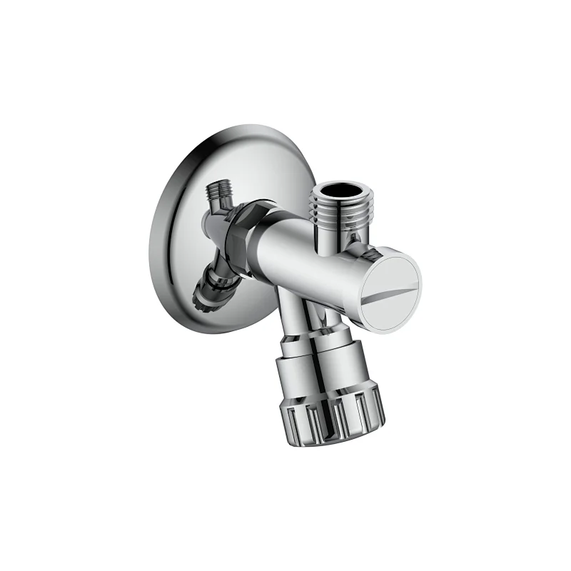 Ball angle valve with filter