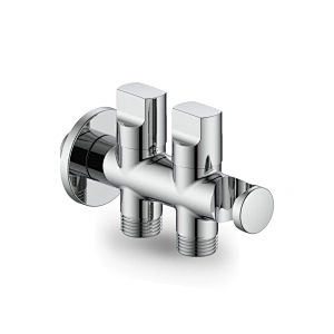 Shower holder with water outlet