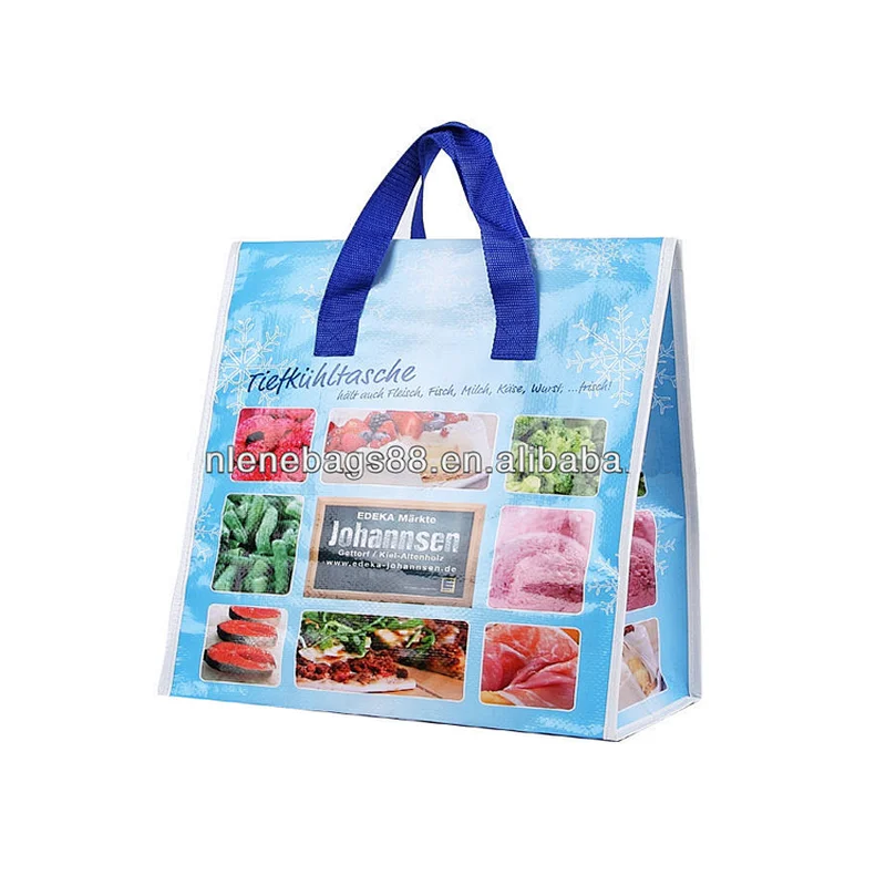 Cheap factory custom grocery food pack foldable tote waterproof insulated Cooler Bag