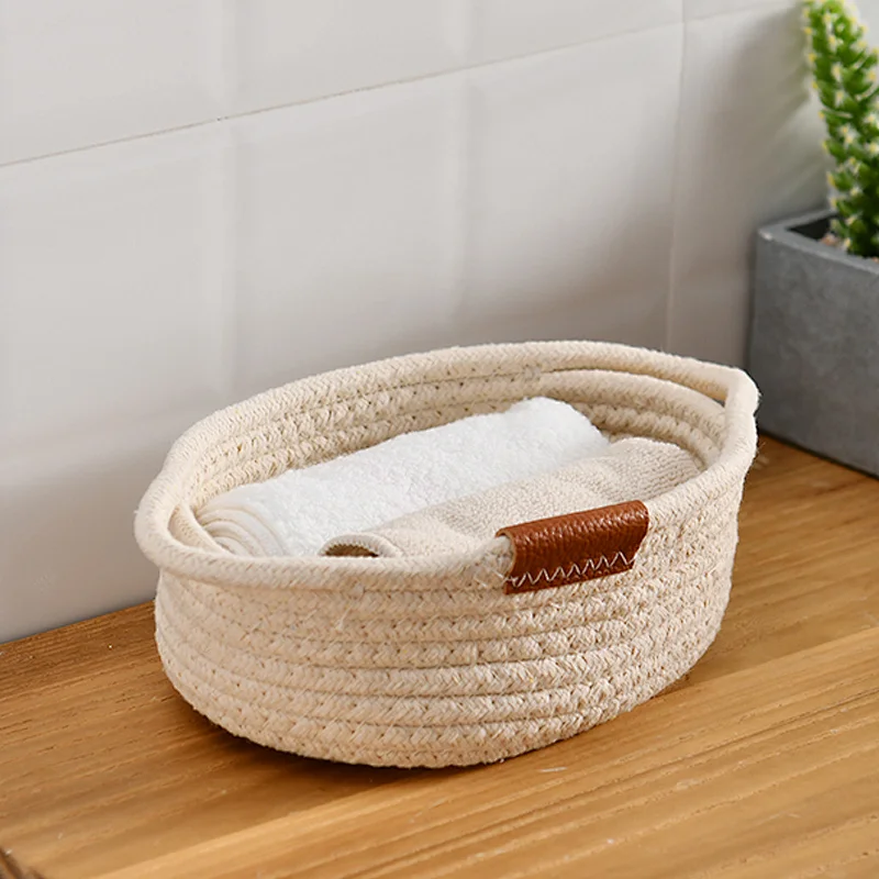 2021 New Fashion Home Storage Cotton Handle Storage Laundry Basket Bag In Bulk