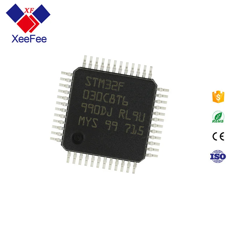 Electronics component ARM Cortex-M0 STM32F303 Microcontroller IC STM32F030C8T6