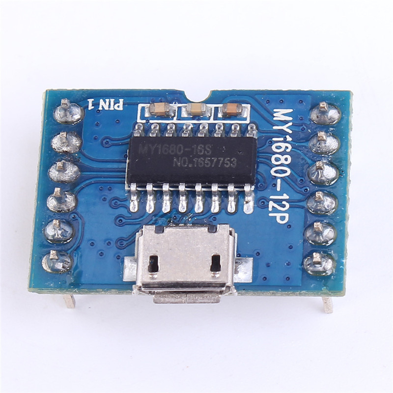 MY1680 MP3 Voice Module SCM Serial Music Chip Board Control For USB Download Flash Storage Music Play