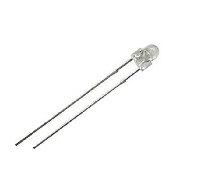 Round with Domed Top transparent led 3mm rgb led diode 2 pin