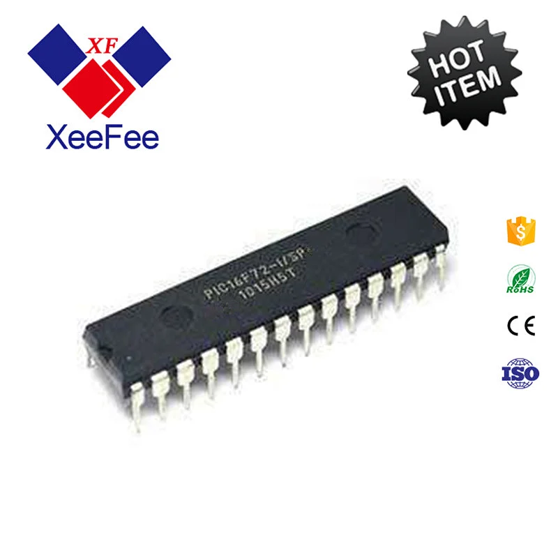 Electronic Components Supplies PIC16F FLASH Microcontroller IC PIC16F72 PIC16F72-I/SP