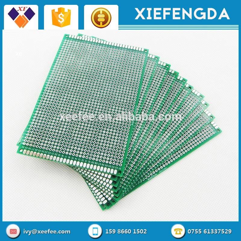 New original electronic components 8X12cm 8*12cm Double Side Prototype pcb Breadboard Universal Printed 1.6mm 2.54mm Glass Fiber