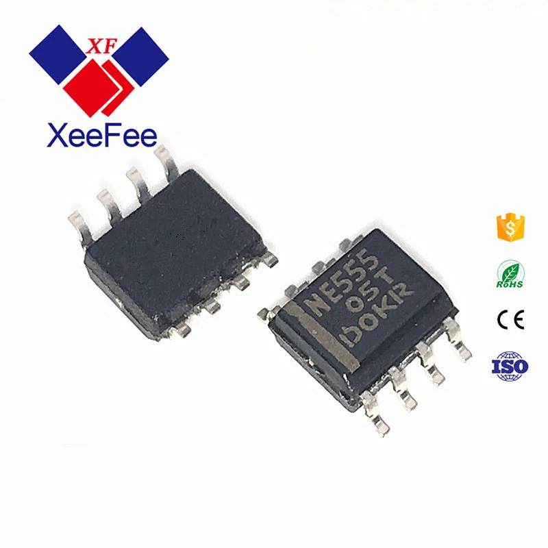 Electronic Components Supplies 555 Type, Timer Oscillator IC NE555