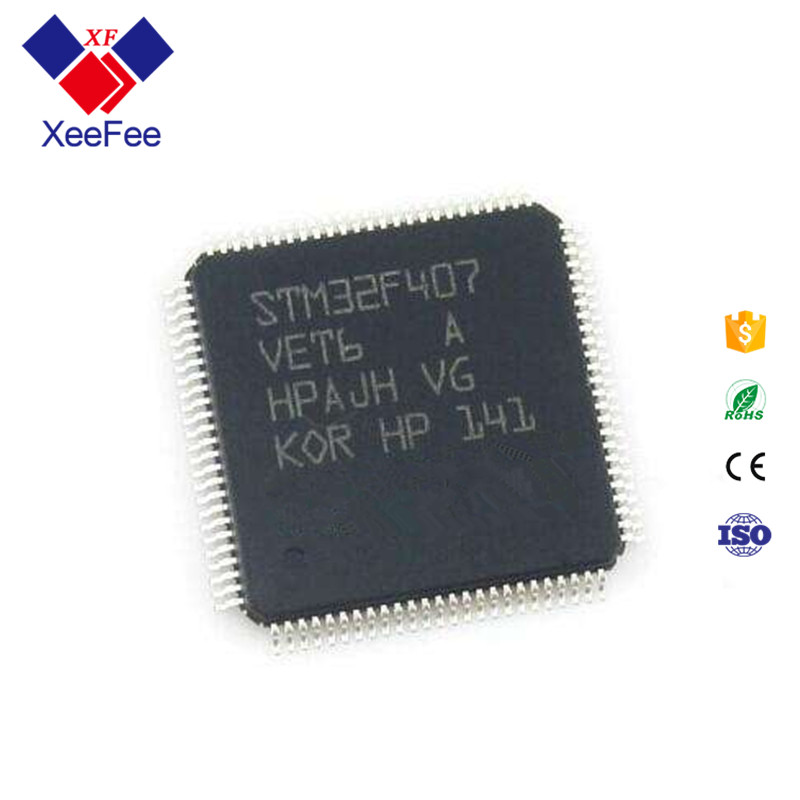 Electronics component ARM Cortex STM32F4 Microcontroller IC STM32F407VET6