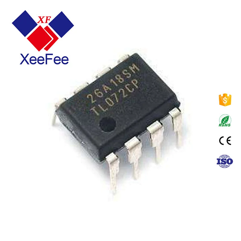 Wholesale Electronic Components Amplifier IC TL072CP TL072CN