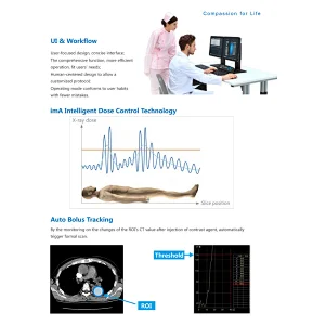 MY-D055C 16 32 64 128 slice computed tomography scanner medical ct scan machine