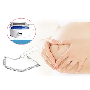 FDA approved LCD display pocket portable ultrasound heart doppler fetal monitor