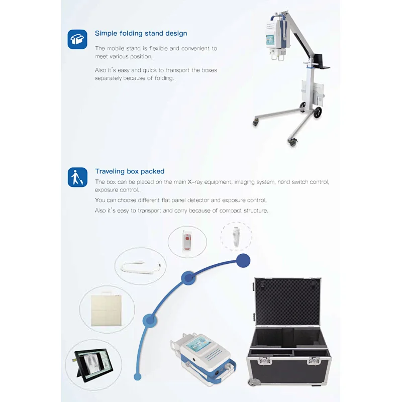 MY-D049R medical supply digital mobile x ray portable china x-ray machine