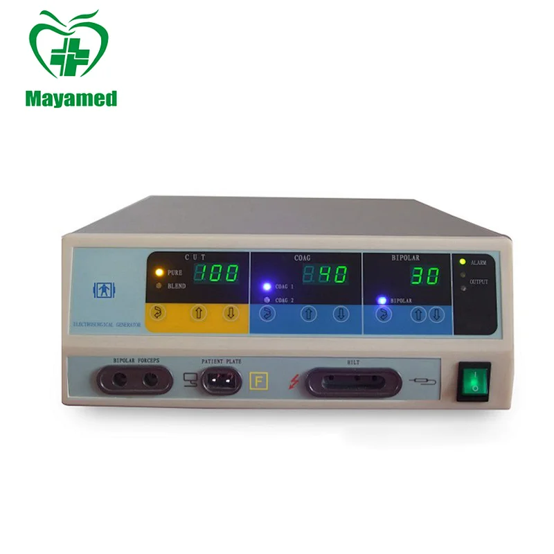 High frequency electrosurgical unit 400w diathermy bipolar veterinary reusable pencil blade cautery price electrosurgery units