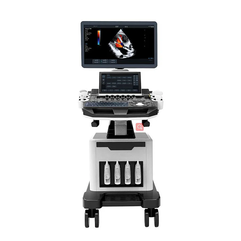Trolley color doppler medical ultrasound instruments china ultrasound machine price