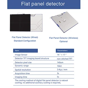 MY-D019F csi 14*17 inch flat panel detector x ray unit medical x-ray machine portable