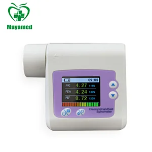 MY-C036 China maya medical equipment Hand-held portable electronic Spirometer with bluetooth and LCD display