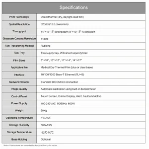 MA1178G-N medical thermo-graphic dry imaging film printer for ct,x-ray,mri