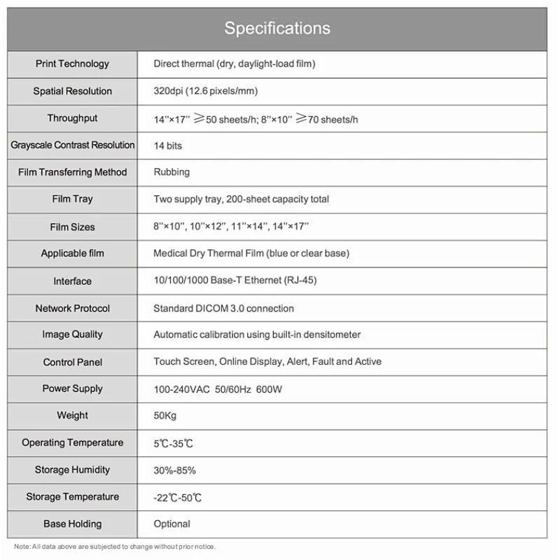 MA1178G-N medical thermo-graphic dry imaging film printer for ct,x-ray,mri