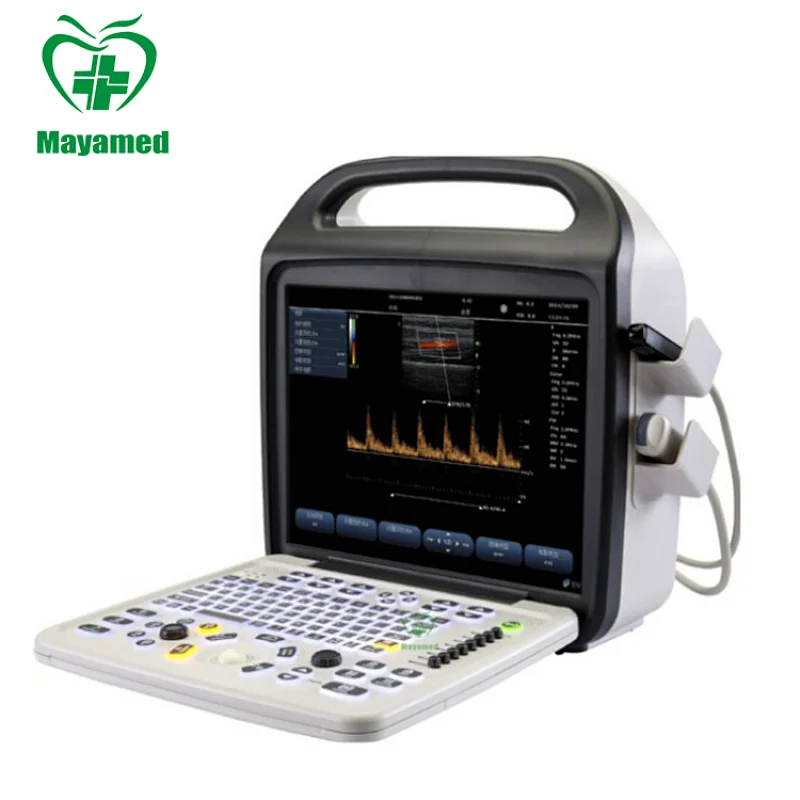 High resolution MAYA medical MY-A033 portable 15 inch 2D Digital Color Doppler Ultrasound System B Ultrasound machine