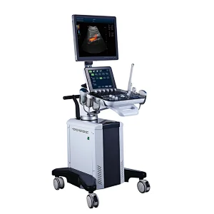 Multi probe 4 usb ports 19 inch LCD monitor trolley scanner color doppler ultrasound machine